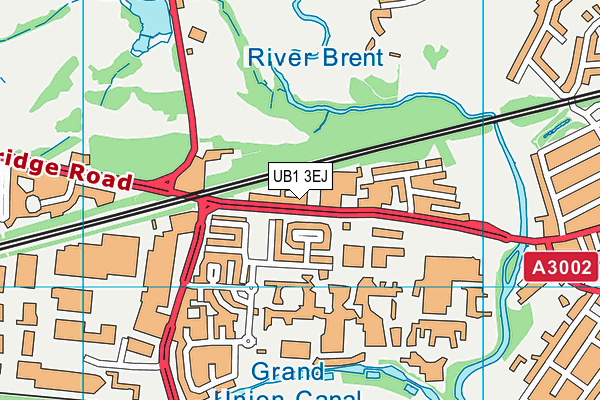 UB1 3EJ map - OS VectorMap District (Ordnance Survey) UB1 3EJ map - OS VectorMap District (Ordnance Survey)