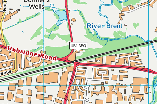 UB1 3EQ map - OS VectorMap District (Ordnance Survey) UB1 3EQ map - OS VectorMap District (Ordnance Survey)