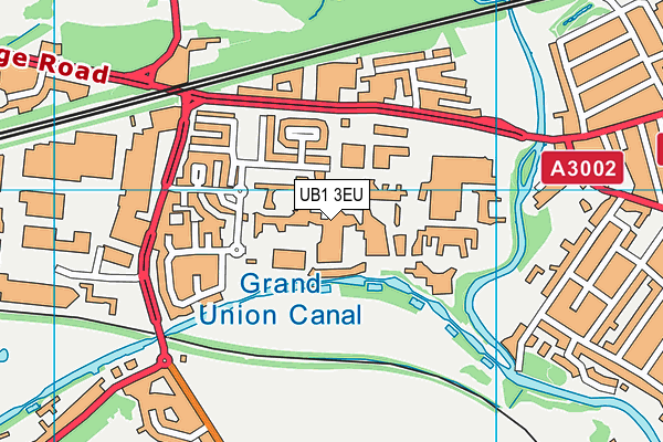 UB1 3EU map - OS VectorMap District (Ordnance Survey) UB1 3EU map - OS VectorMap District (Ordnance Survey)