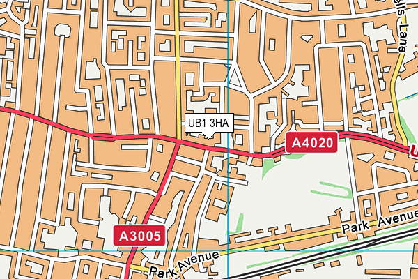 UB1 3HA map - OS VectorMap District (Ordnance Survey) UB1 3HA map - OS VectorMap District (Ordnance Survey)