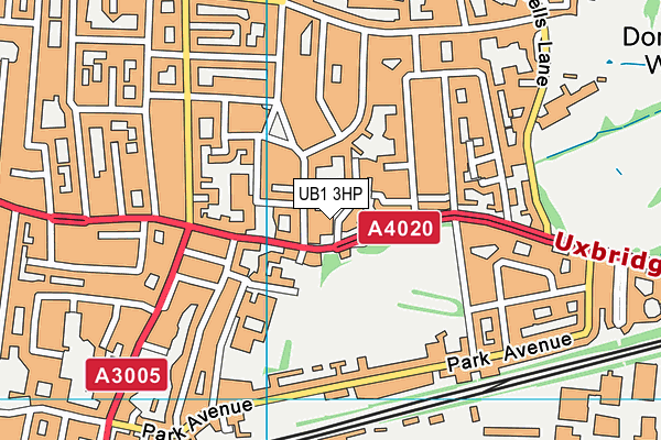 UB1 3HP map - OS VectorMap District (Ordnance Survey) UB1 3HP map - OS VectorMap District (Ordnance Survey)