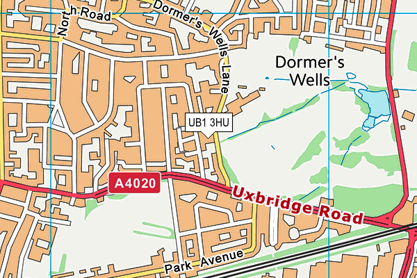 UB1 3HU map - OS VectorMap District (Ordnance Survey) UB1 3HU map - OS VectorMap District (Ordnance Survey)