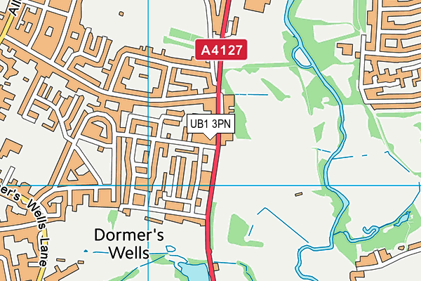 UB1 3PN map - OS VectorMap District (Ordnance Survey) UB1 3PN map - OS VectorMap District (Ordnance Survey)