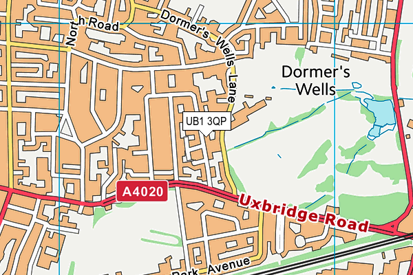 UB1 3QP map - OS VectorMap District (Ordnance Survey) UB1 3QP map - OS VectorMap District (Ordnance Survey)