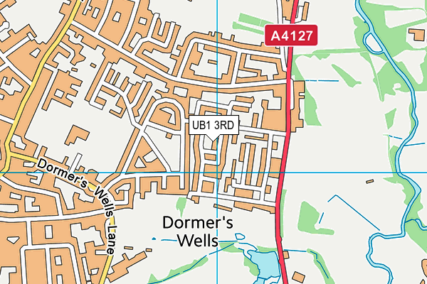 UB1 3RD map - OS VectorMap District (Ordnance Survey) UB1 3RD map - OS VectorMap District (Ordnance Survey)