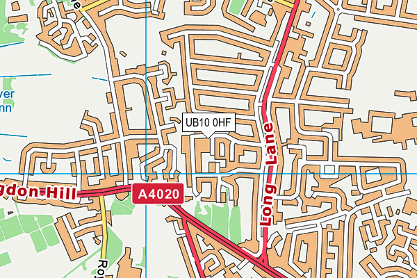 UB10 0HF map - OS VectorMap District (Ordnance Survey) UB10 0HF map - OS VectorMap District (Ordnance Survey)
