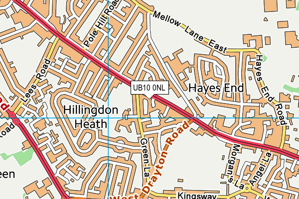 UB10 0NL map - OS VectorMap District (Ordnance Survey) UB10 0NL map - OS VectorMap District (Ordnance Survey)