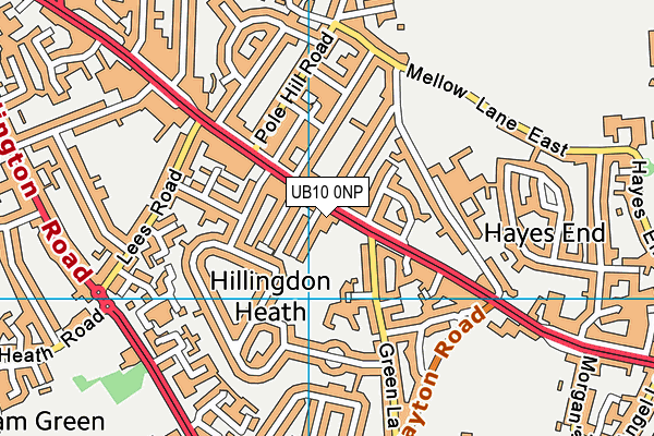 UB10 0NP map - OS VectorMap District (Ordnance Survey) UB10 0NP map - OS VectorMap District (Ordnance Survey)