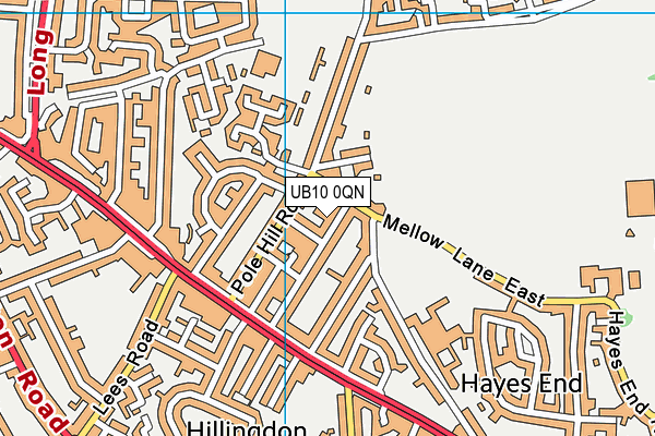 UB10 0QN map - OS VectorMap District (Ordnance Survey) UB10 0QN map - OS VectorMap District (Ordnance Survey)