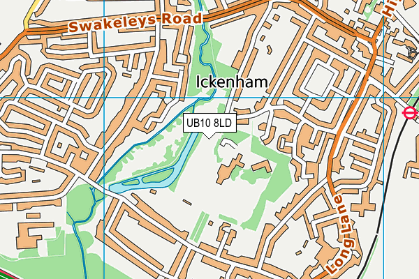 UB10 8LD map - OS VectorMap District (Ordnance Survey) UB10 8LD map - OS VectorMap District (Ordnance Survey)