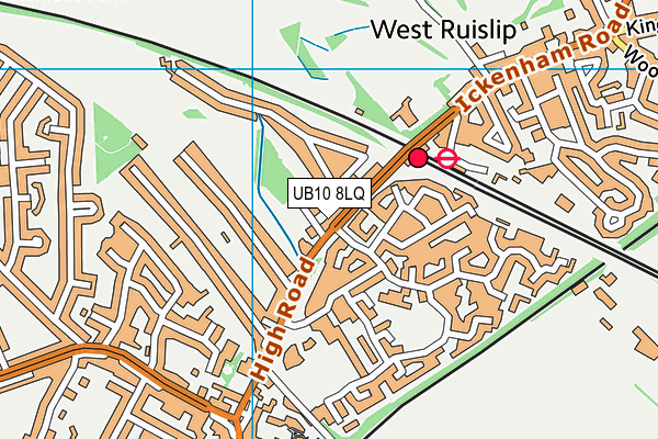 UB10 8LQ map - OS VectorMap District (Ordnance Survey) UB10 8LQ map - OS VectorMap District (Ordnance Survey)