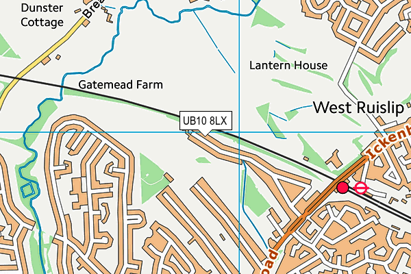 UB10 8LX map - OS VectorMap District (Ordnance Survey) UB10 8LX map - OS VectorMap District (Ordnance Survey)