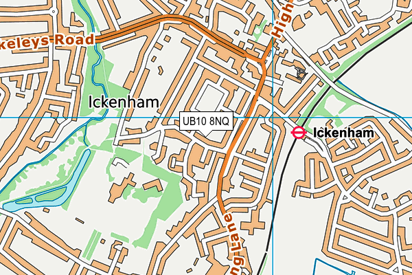 UB10 8NQ map - OS VectorMap District (Ordnance Survey) UB10 8NQ map - OS VectorMap District (Ordnance Survey)