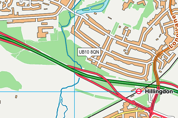 UB10 8QN map - OS VectorMap District (Ordnance Survey) UB10 8QN map - OS VectorMap District (Ordnance Survey)