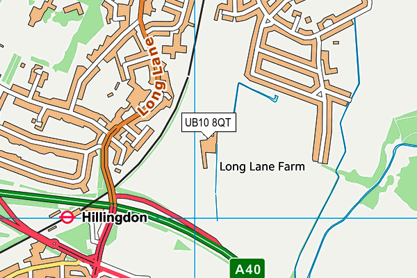 UB10 8QT map - OS VectorMap District (Ordnance Survey) UB10 8QT map - OS VectorMap District (Ordnance Survey)