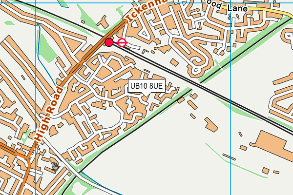 UB10 8UE map - OS VectorMap District (Ordnance Survey) UB10 8UE map - OS VectorMap District (Ordnance Survey)