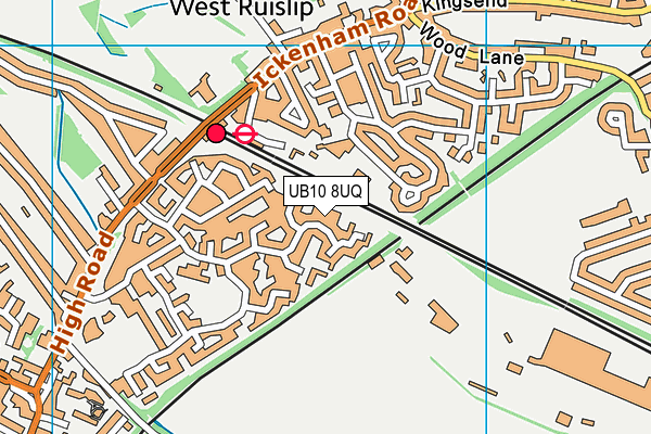 UB10 8UQ map - OS VectorMap District (Ordnance Survey) UB10 8UQ map - OS VectorMap District (Ordnance Survey)