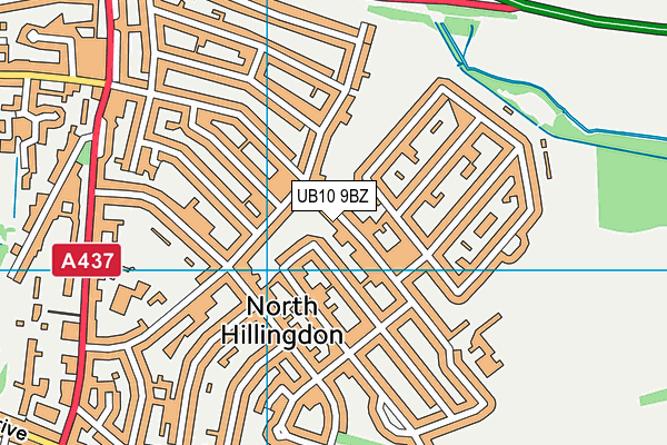 UB10 9BZ map - OS VectorMap District (Ordnance Survey) UB10 9BZ map - OS VectorMap District (Ordnance Survey)