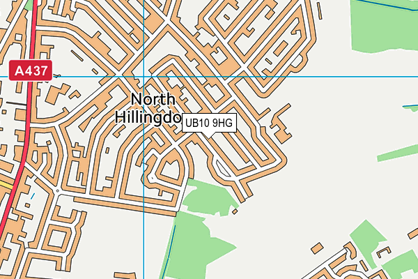UB10 9HG map - OS VectorMap District (Ordnance Survey) UB10 9HG map - OS VectorMap District (Ordnance Survey)