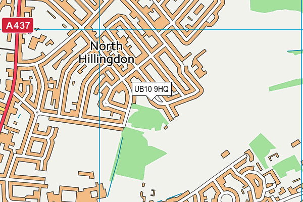 UB10 9HQ map - OS VectorMap District (Ordnance Survey) UB10 9HQ map - OS VectorMap District (Ordnance Survey)