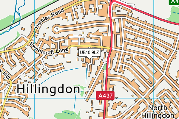 UB10 9LZ map - OS VectorMap District (Ordnance Survey) UB10 9LZ map - OS VectorMap District (Ordnance Survey)