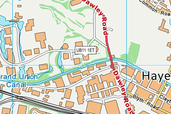 UB11 1ET map - OS VectorMap District (Ordnance Survey) UB11 1ET map - OS VectorMap District (Ordnance Survey)