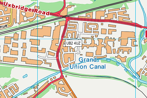 UB2 4UZ map - OS VectorMap District (Ordnance Survey) UB2 4UZ map - OS VectorMap District (Ordnance Survey)