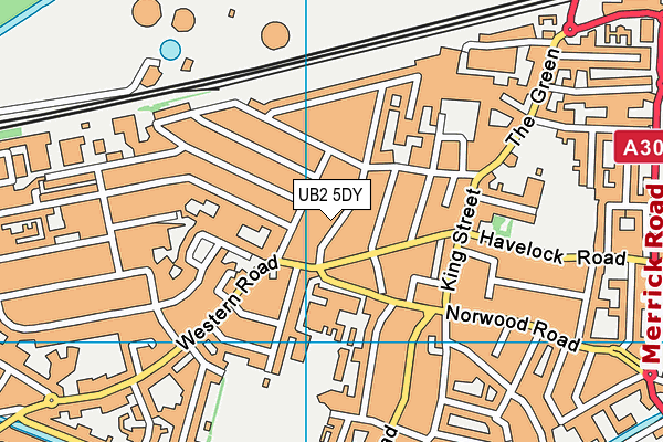 UB2 5DY map - OS VectorMap District (Ordnance Survey) UB2 5DY map - OS VectorMap District (Ordnance Survey)