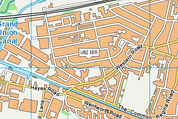 UB2 5ER map - OS VectorMap District (Ordnance Survey) UB2 5ER map - OS VectorMap District (Ordnance Survey)