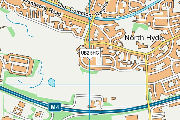 UB2 5HG map - OS VectorMap District (Ordnance Survey) UB2 5HG map - OS VectorMap District (Ordnance Survey)