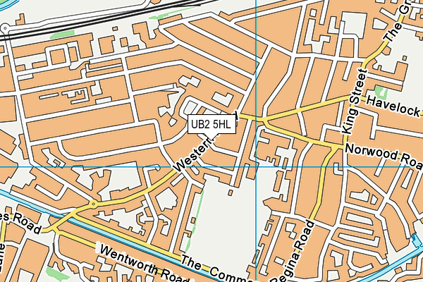 UB2 5HL map - OS VectorMap District (Ordnance Survey) UB2 5HL map - OS VectorMap District (Ordnance Survey)