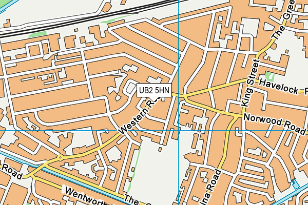 UB2 5HN map - OS VectorMap District (Ordnance Survey) UB2 5HN map - OS VectorMap District (Ordnance Survey)