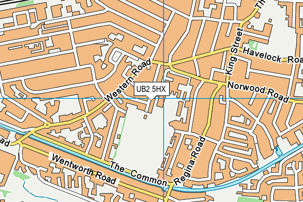 UB2 5HX map - OS VectorMap District (Ordnance Survey) UB2 5HX map - OS VectorMap District (Ordnance Survey)