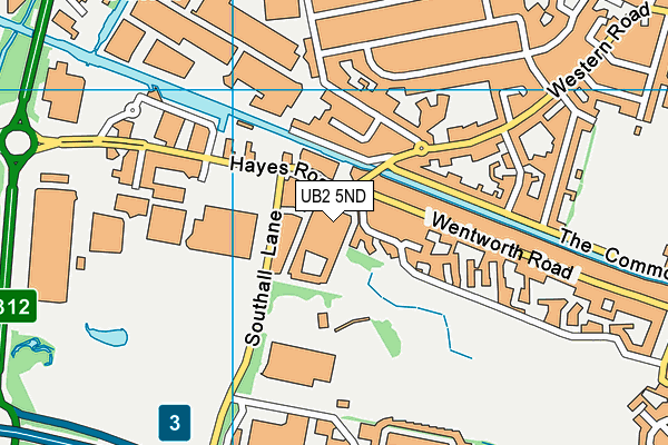 UB2 5ND map - OS VectorMap District (Ordnance Survey) UB2 5ND map - OS VectorMap District (Ordnance Survey)