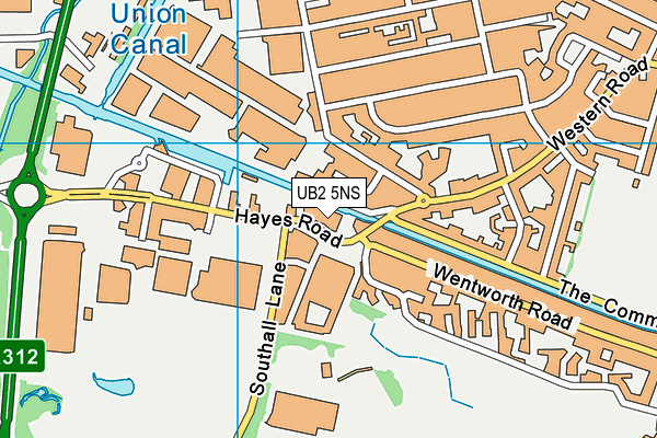 UB2 5NS map - OS VectorMap District (Ordnance Survey) UB2 5NS map - OS VectorMap District (Ordnance Survey)