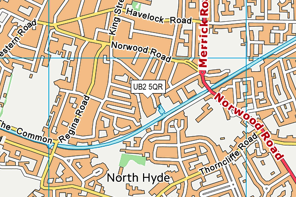 UB2 5QR map - OS VectorMap District (Ordnance Survey) UB2 5QR map - OS VectorMap District (Ordnance Survey)