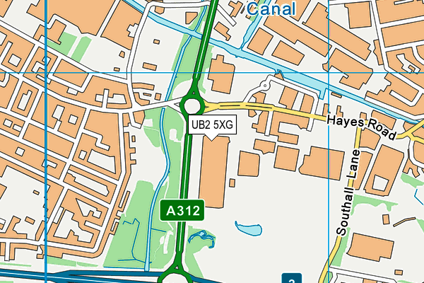UB2 5XG map - OS VectorMap District (Ordnance Survey) UB2 5XG map - OS VectorMap District (Ordnance Survey)