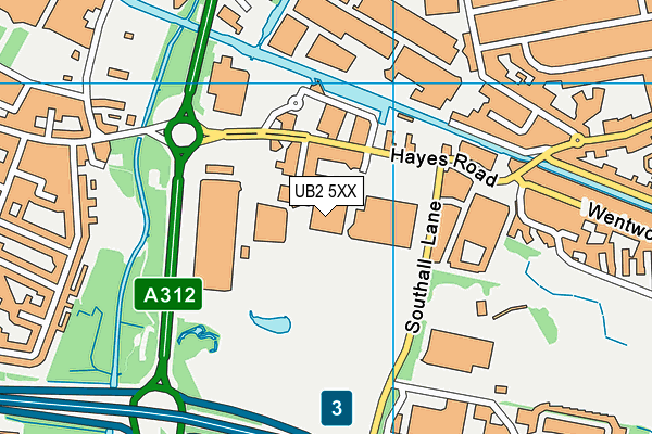 UB2 5XX map - OS VectorMap District (Ordnance Survey) UB2 5XX map - OS VectorMap District (Ordnance Survey)