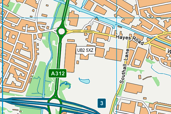 UB2 5XZ map - OS VectorMap District (Ordnance Survey) UB2 5XZ map - OS VectorMap District (Ordnance Survey)