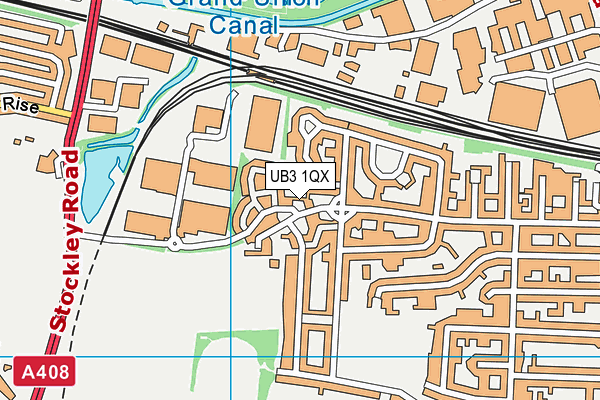 UB3 1QX map - OS VectorMap District (Ordnance Survey) UB3 1QX map - OS VectorMap District (Ordnance Survey)