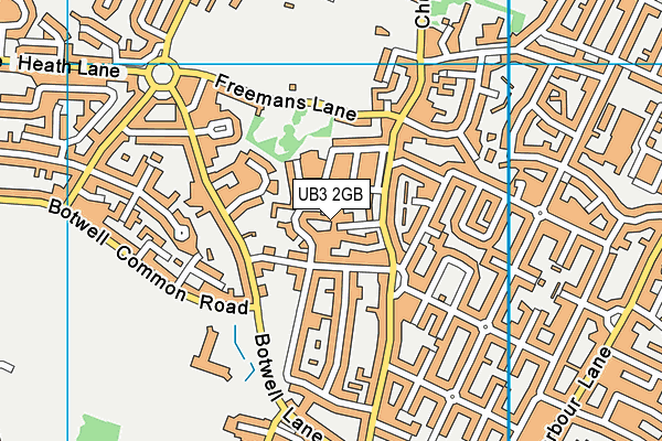 UB3 2GB map - OS VectorMap District (Ordnance Survey) UB3 2GB map - OS VectorMap District (Ordnance Survey)