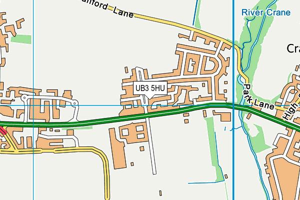 UB3 5HU map - OS VectorMap District (Ordnance Survey) UB3 5HU map - OS VectorMap District (Ordnance Survey)