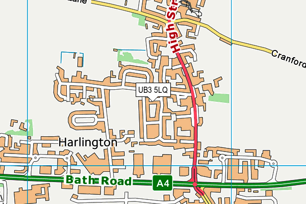 UB3 5LQ map - OS VectorMap District (Ordnance Survey) UB3 5LQ map - OS VectorMap District (Ordnance Survey)