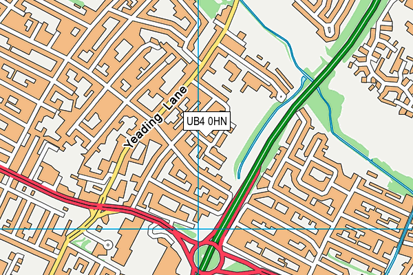 UB4 0HN map - OS VectorMap District (Ordnance Survey) UB4 0HN map - OS VectorMap District (Ordnance Survey)
