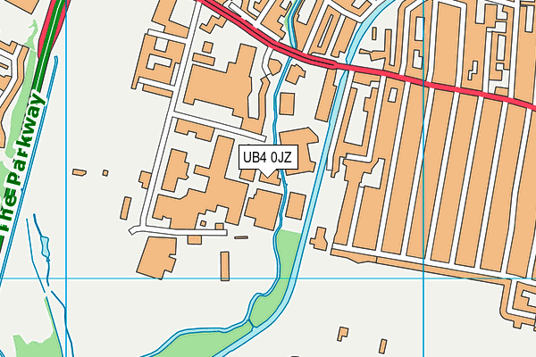 UB4 0JZ map - OS VectorMap District (Ordnance Survey) UB4 0JZ map - OS VectorMap District (Ordnance Survey)