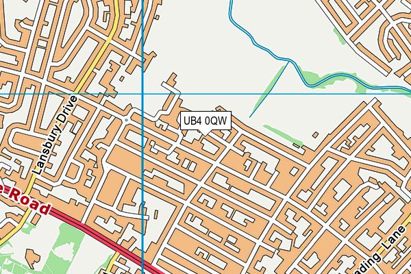 UB4 0QW map - OS VectorMap District (Ordnance Survey) UB4 0QW map - OS VectorMap District (Ordnance Survey)