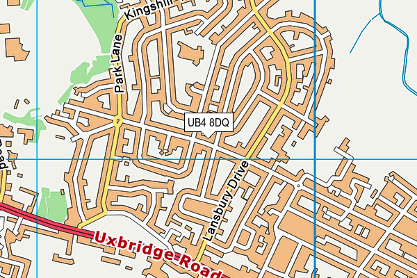 UB4 8DQ map - OS VectorMap District (Ordnance Survey) UB4 8DQ map - OS VectorMap District (Ordnance Survey)