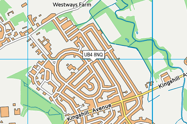 UB4 8NQ map - OS VectorMap District (Ordnance Survey) UB4 8NQ map - OS VectorMap District (Ordnance Survey)