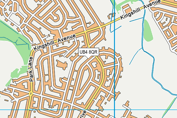 UB4 8QR map - OS VectorMap District (Ordnance Survey) UB4 8QR map - OS VectorMap District (Ordnance Survey)