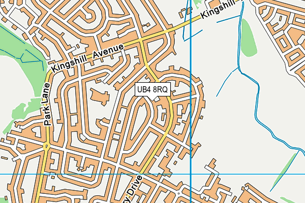 UB4 8RQ map - OS VectorMap District (Ordnance Survey) UB4 8RQ map - OS VectorMap District (Ordnance Survey)
